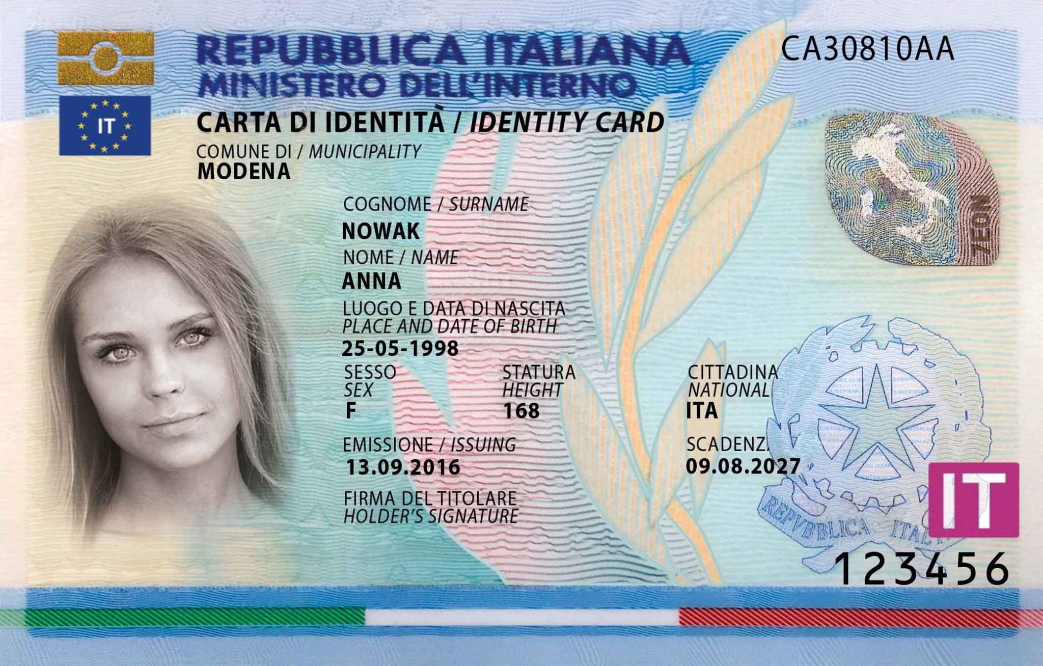 Italian-ID-card-2048x1308-1.jpg 购买意大利身份证 - Image 1